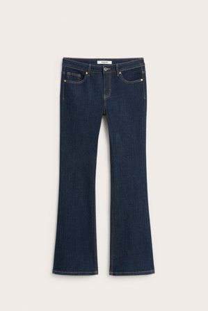 Kappahl | Dżinsy Flare Low Waist | Ciemny dżins
