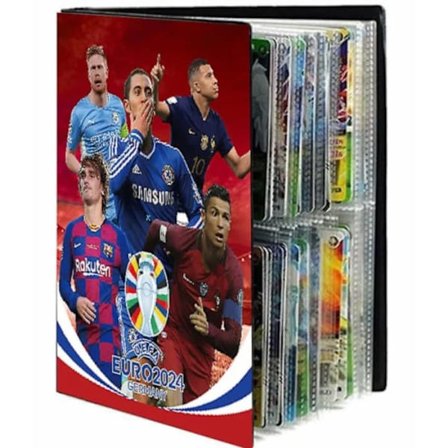 240 tähtikorttikotelon keräilyalbumikirjakansio Jalkapallotähtikorttialbumi