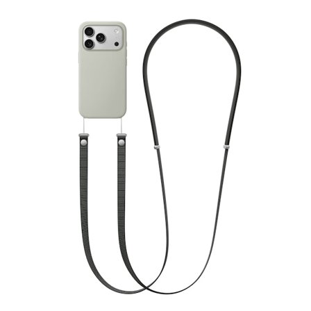Detachable Magnetic Crossbody Neck Strap for Phone Lanyard - Black