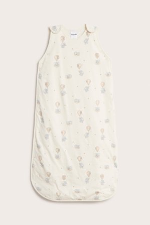 Kappahl | Sovepose med elefanter Offwhite 6-12M | Offwhite