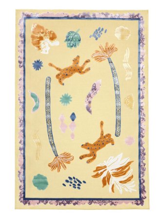 Możliwość Prania Dywan Wewnętrzny I Zewnętrzny Happy Wielobarwne Mały Oeko-Tex