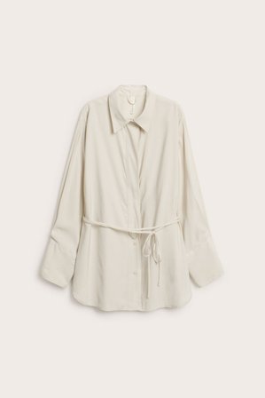 Kappahl | Oversized skjorte | Lys beige