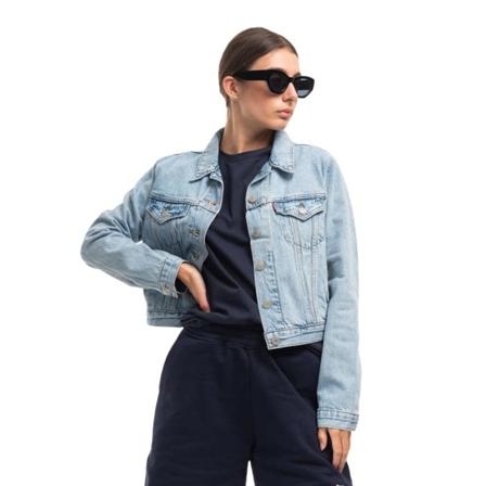 Levi's, Denim Jackets Niebieski, Kobieta, Rozmiar: L