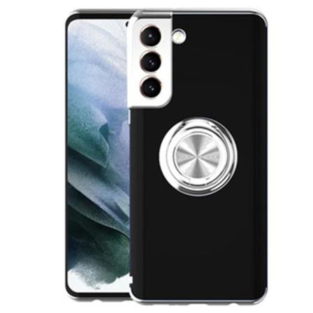 Smidigt Skal Med Ringhållare - Samsung Galaxy S21 Silver