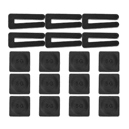 6 Sett med Balanseringssett for Takvifte Hjemme Viftebalanse Vekt Viftebalanseringsklips Ark Tilbehørssett