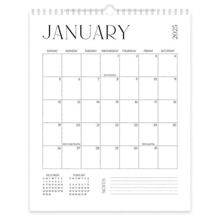 18 kuukauden seinäkalenteri 2025-2026 - Yksinkertaistettu aikataulusuunnittelija kouluun, toimistoon ja perheelle - Tammikuu 2025 - Kesäkuu 2026