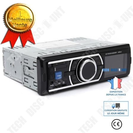 Autoradio Bluetooth - ONEVER - 12V - Stereo MP3 - FM - USB/SD/MMC - Handsfree