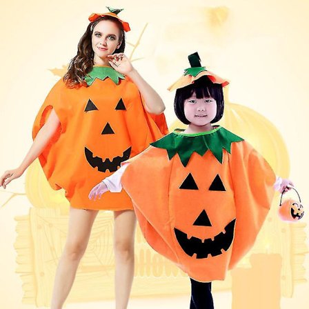 Halloween Costume Pumpkin Shape Pumpkin Makeup Show Costume Pumpkin Costume Soft And Comfortable -a