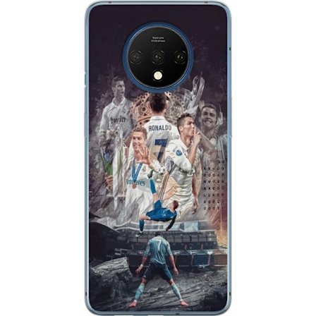Yhteensopiva Puhelinkuori OnePlus 7T Cristiano Ronaldo Al-Nassr Portugali ikoninen hyökkääjä ja kaikkien aikojen paras maalintekijä, jolla on vertaans
