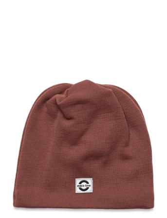 Wool Hat - Solid Brown Mikk-Line