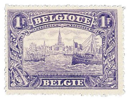 Belgien 1915 - OBP 145 - Ubrugt