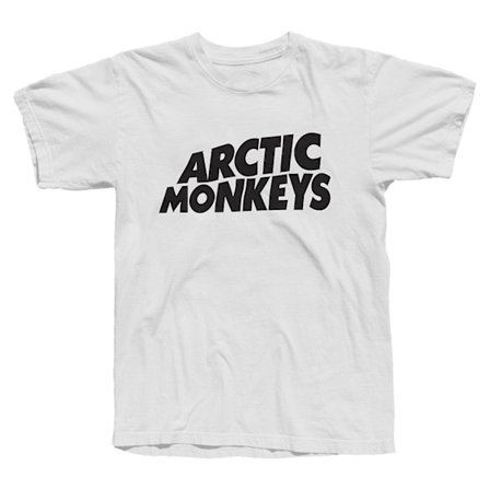 Arctic Monkeys 'CLASSIC LOGO' VIT T-SHIRT