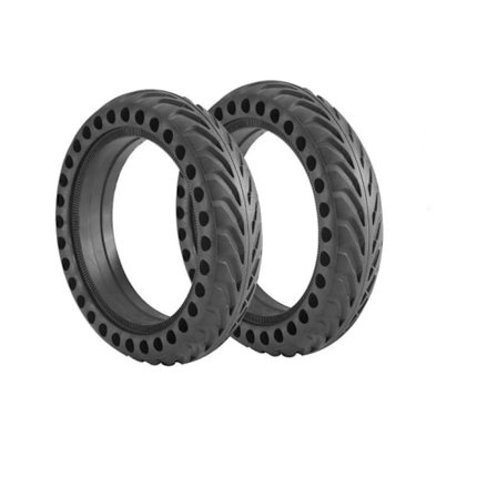 2-pack Punkteringsfritt däck 8.5" Honeycomb Xiaomi M365 scooter