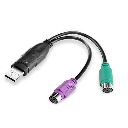 Ps/2 til usb adapter konverter til PS2 tastatur mus