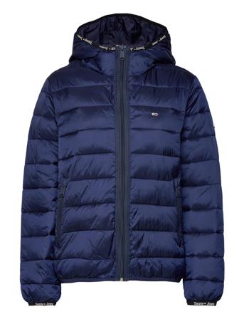 Tjw Quilted Tape Hooded Jacket Fôret Jakke Navy Tommy Jeans