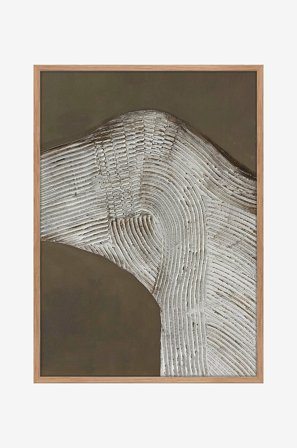 Malerifabrikken - Raw Shape 1 / 50x70 Cm / Ekram - Brun - Tavlor - Från Homeroom