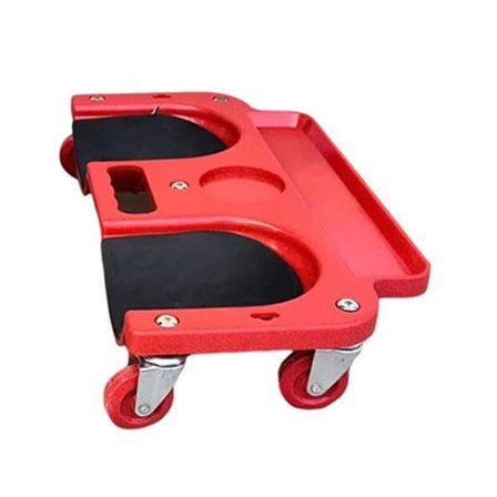 Knæbræt på hjul til bil- og værkstedsarbejde