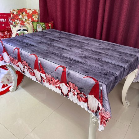 Julduk, 180 x 150 cm rektangulär lång julduk