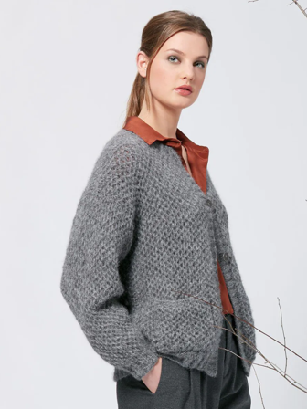 Katia Strikkeoppskrift-PDF Jakke Alpaca Silver