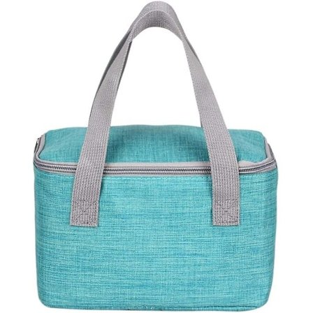 6 burkar/4 L liten kylväska praktisk fyrkantig lunchväska isolerad lunchlåda för vuxna