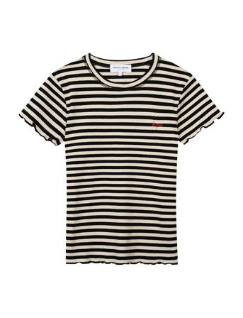 Folies Bonjour/Gots T-shirts & Tops Short-sleeved Svart Maison Labiche Paris*Betinget Tilbud