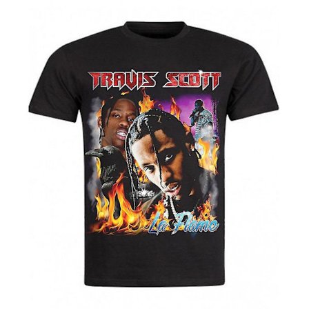 Vintage Tee Retro 90-tal T-shirt Travis Scott