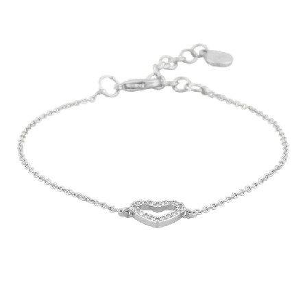 SNÖ of Sweden Valentina Chain Bracelet Armband Dam Silver ONESIZE