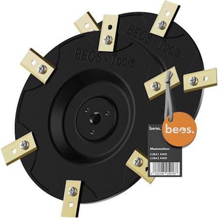 Robotplæneklipper tuning - Kompatibel med Mammotion LUBA 1 AWD og LUBA 2 AWD (op til modelår 2024) - Knivdisk til 6x knive