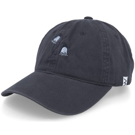 Wei - Blå unconstructed Caps - Blue Bell Washed Cotton Navy Blue Mom Cap @ Hatstore