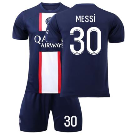 Paris hjemmedrakt 22-23 nr. 30 nr. 7 Mbappe nr. 10 Neymar fotballdraktsett menn 2223 Paris Home Stadium No. 30 #20