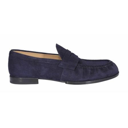 Tod's Moccasins Xxm02E0Ec60Oa6U801 Blå, Herre Loafers, Størrelse: 43 EU
