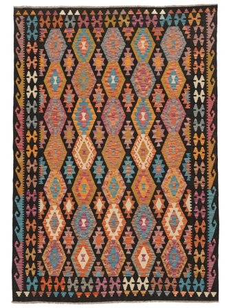 Kelim Afghan Old Style Vloerkleed 211X301 Wol