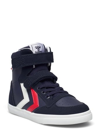 Hummel Slimmer Stadil Leather High Jr - Blue - 32