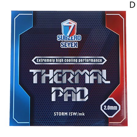 SubZero Seven GP-Ultimate 12,8W/MK Thermal Pad CPU/GPU-grafik