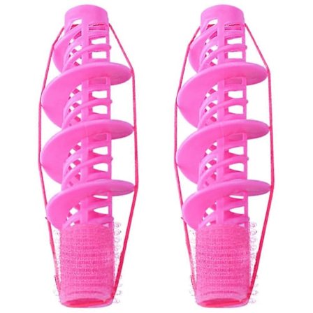 2 st Hår Curlers Locktång Perm Spolar Hårrullar Flexibla Perm Spolar Hårlockningsverktyg för Kvinnor