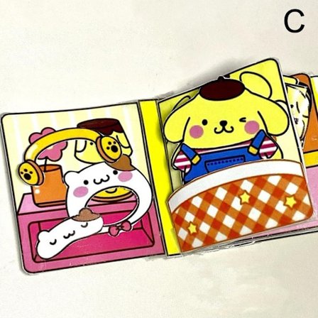 DIY Tyst Bok Sanrio Doudou Bok Pedagogisk Kuromi Hemgjord Bo - Perfekt