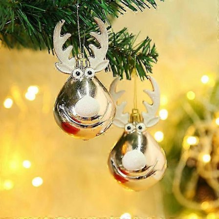 2 stk. Elg Juletrepynt [D]