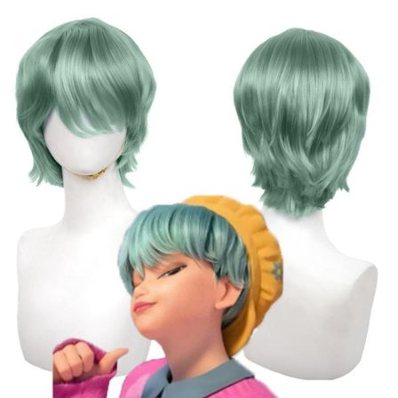 Demon Hunters Kostyme Parykker Saja Gutter Baby Cosplay Syntetisk Parykk