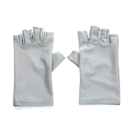 1 Par UV-skyddshandskar Anti-UV-strålningsskyddshandskar Nagelkonst Gel Anti-UV-handskar UV LED-lampa Nageltork Ljusverktyg