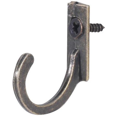 100 stk. vintage hattekroge dørkroge vægmonteret zinklegeringskrog hjem håndklæde knager badeværelse p