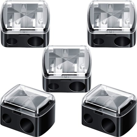 5-pak Makeup Blyantspidser Plastik Lip Liner Blyant Eyeliner Spidser Kosmetiske Manuelle Værktøjer til Eyeliner