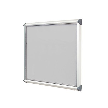 Outdoor notice board SHIELD, 1050x1182 mm, light grey
