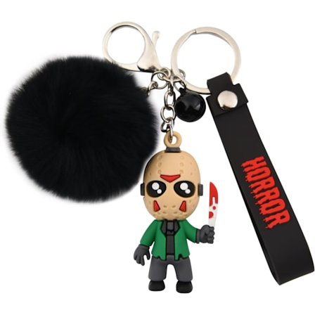 Kvinnor Män Halloween Nyckelring Skräckfilm Nyckelringar Small Bell - spot sales
