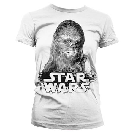 Star Wars Chewbacca Girly T-Paita L