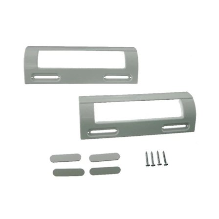 2 x Logikk Universal Hvit Kjøleskap Fryser Dørhåndtak 80mm-150mm null ingen