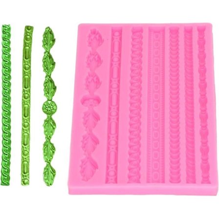(Pink) Chokolade Tablet Form, Snoet Reb Form Silikoneform til Chokoladekage Dekoration (Pink)