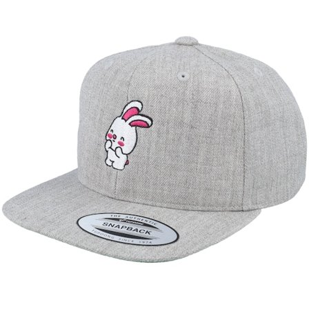 Kiddo Cap - Gris snapback Casquette - Kids Little Baby Bunny Grey Snapback @ Hatstore