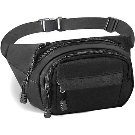 Midjeveske, Vanntett 4 Lommer med Glidelås Løpemidjeveske for