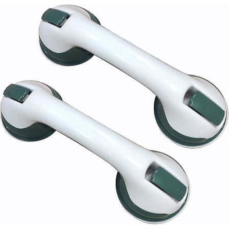 2 stk. Super sugekop håndtag badekar håndtag brusebad håndtag håndtag sugekop håndtag brusebad håndtag med sugekopper - sugekop håndliste (2 stk.) Hy