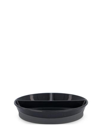Twistshake Divided Plate 6+M Black Home Meal Time Plates & Bowls Plates Musta Twistshake